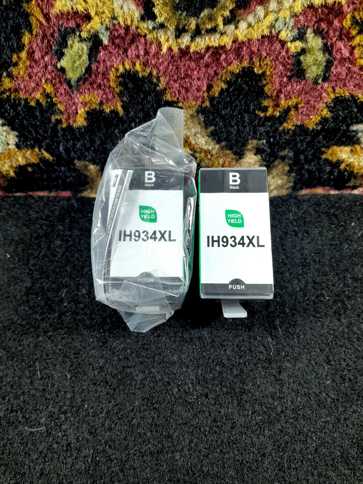 Lot of 2 Supricolor High Yeld 934XL black Ink Officejet Printer Cartridges 