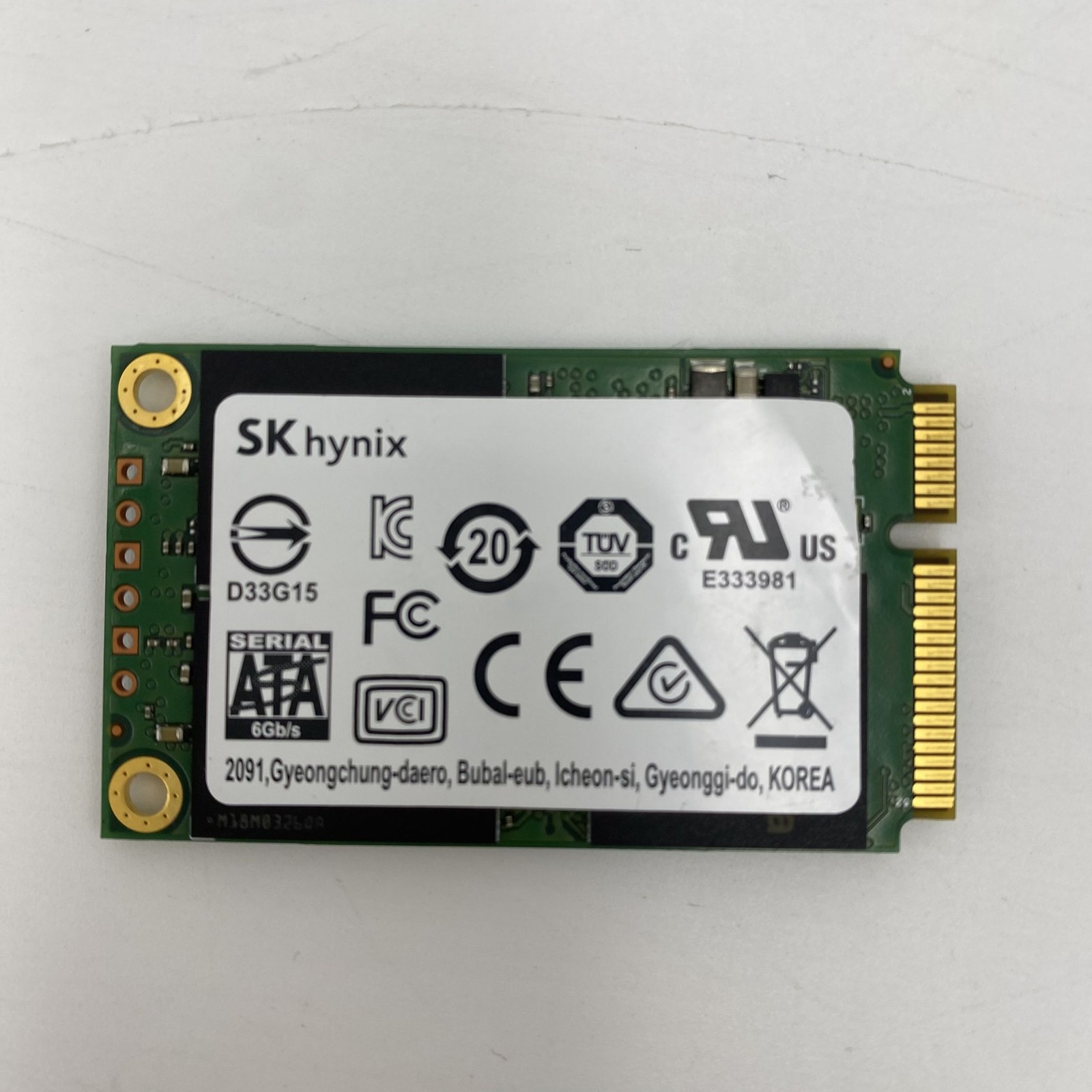 DELL 256GB MSATA 6G 30X50 SSD 96JYY