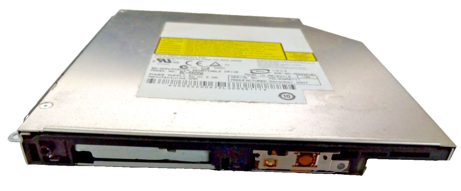 SONY BC-5500A***BLU-RAY DISC / CD / DVD*DRIVE NOTEBOOK IDE DRIVE***#NLW767
