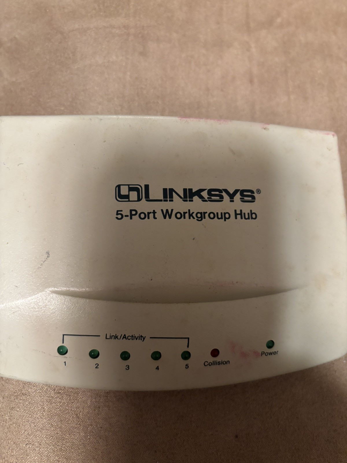 Linksys EW5HUB Ethernet 5-Port Workgroup HUB - no Power Cord