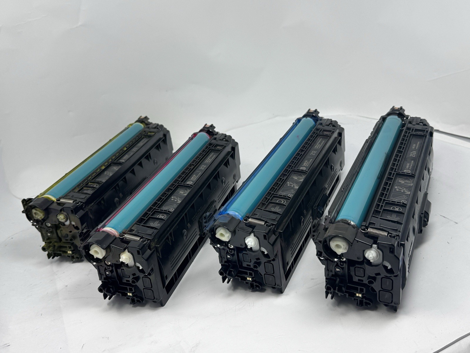 HP 212A Introductory Toner Cartridge Set CMYK Genuine- Mostly Full