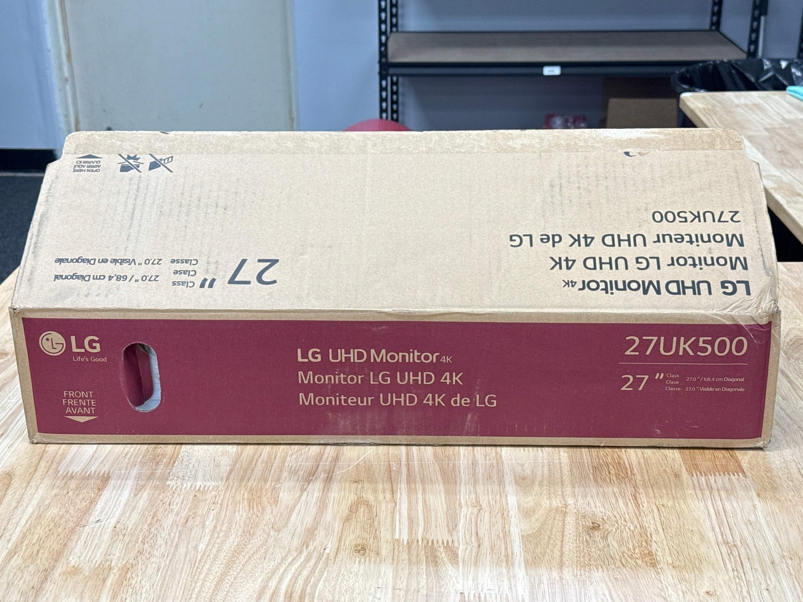 LG 27UK850-W 27" 4K UHD 3840x2160 60Hz IPS Black - Used