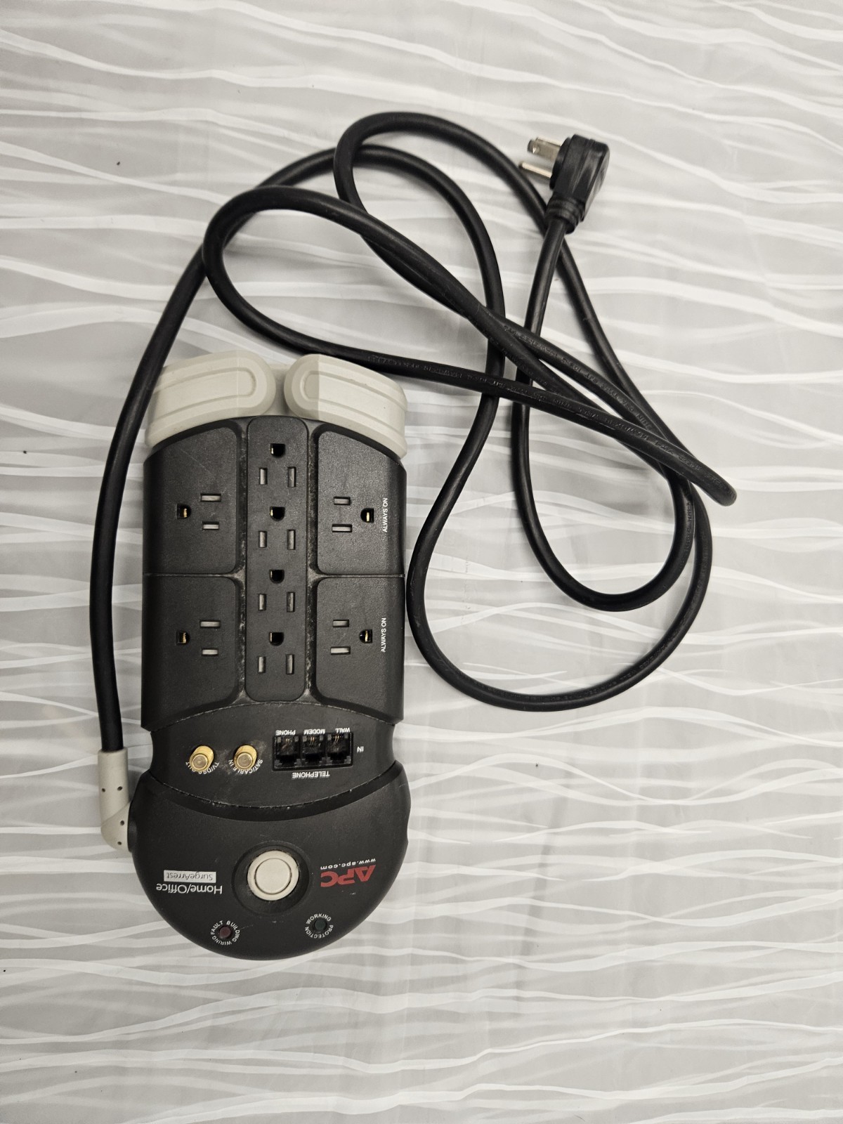 APC SurgeArrest Home/Office Surge Protector - 8 Outlets + Phone/Modem