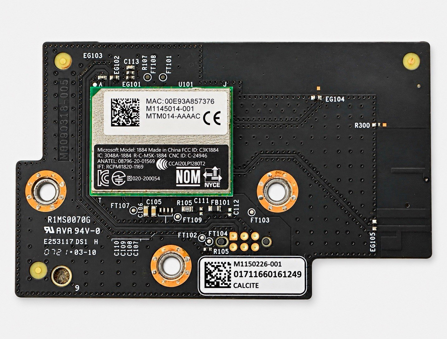 Xbox Series S OEM WiFi Wireless Network Board M1090318-005 Model 1884 Microsoft