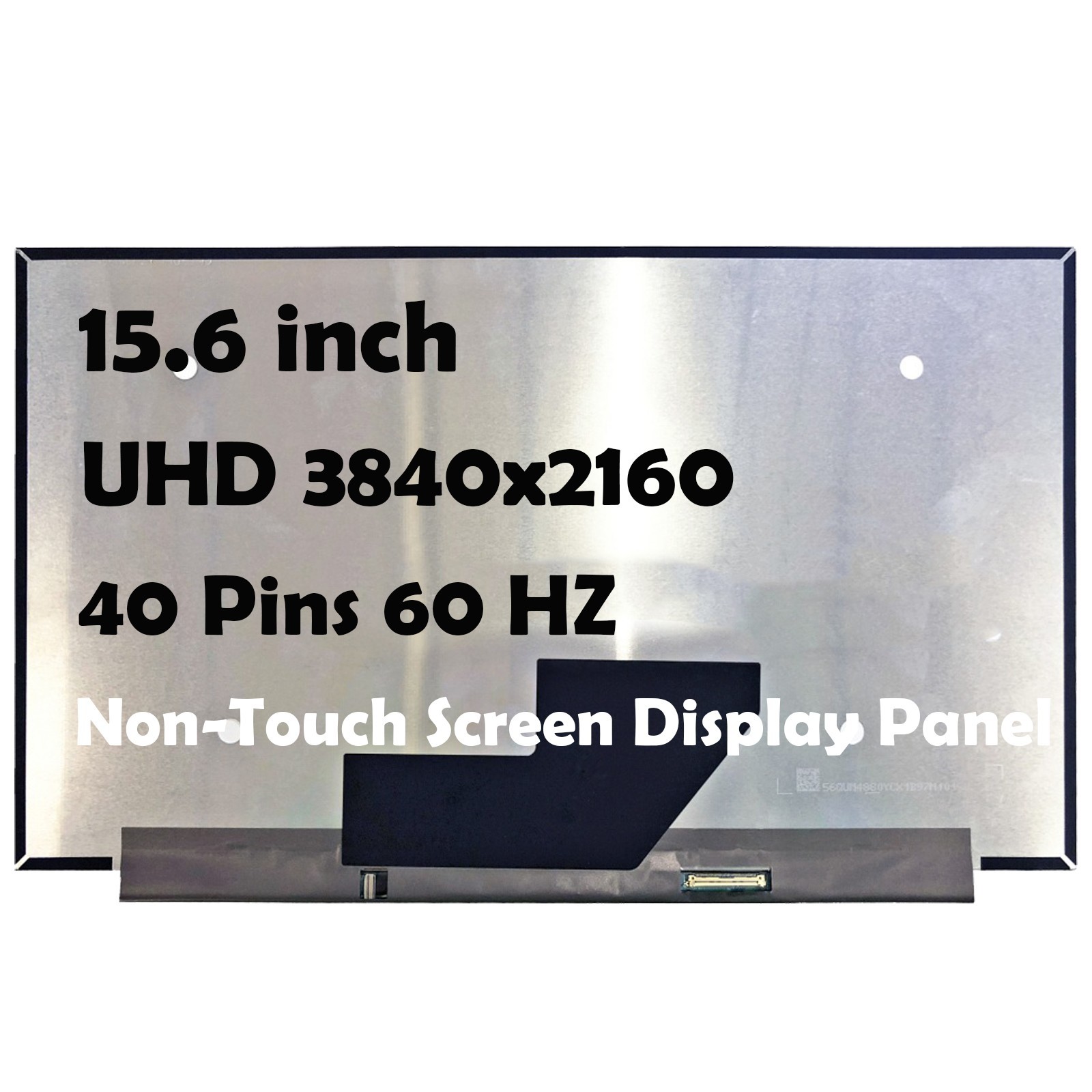 15.6" NE156QUM-N6C V8.1 3840x2160 40 Pins LCD Non-Touch Screen Display Panel