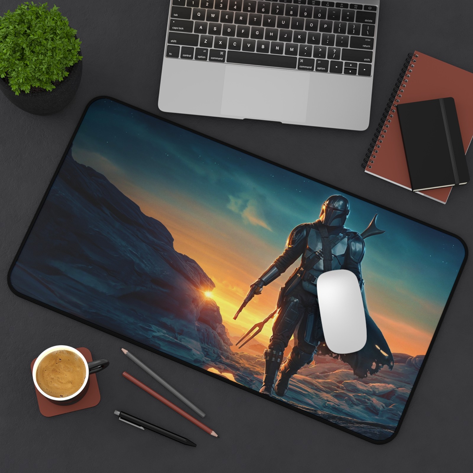 The Mandalorian Desk Mat | Star-Wars Mouse Pad