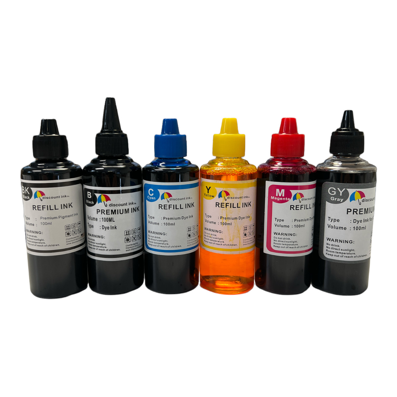 6x100ml Refill ink for Canon PGI-270 CLI-271 PIXMA MG7720