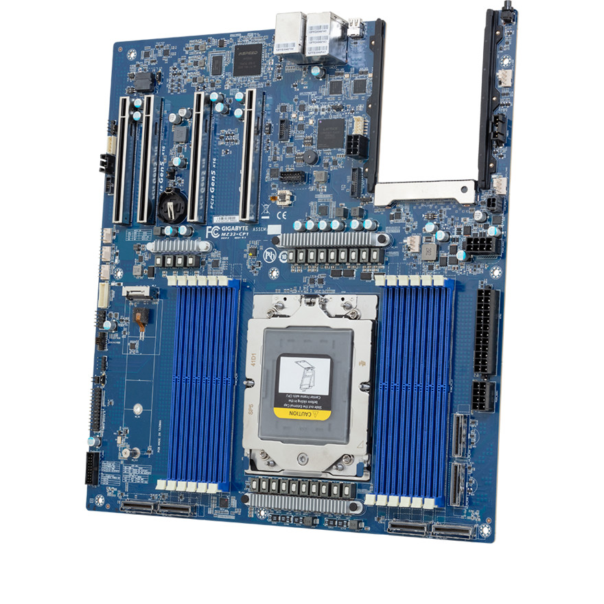 Gigabyte MZ33-CP1 sp5 AMD EPYC 9005/9004 support 9965/9654/9754 up to 500w