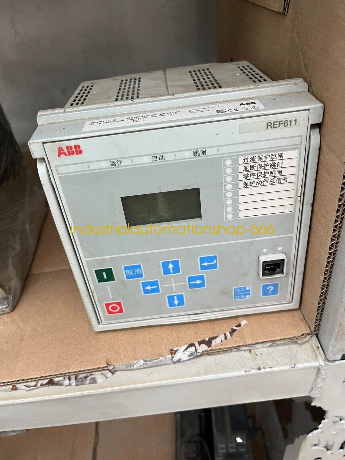 1PC USED ABB REF611HCBACB2NNA1XE Via DHL or FedEX