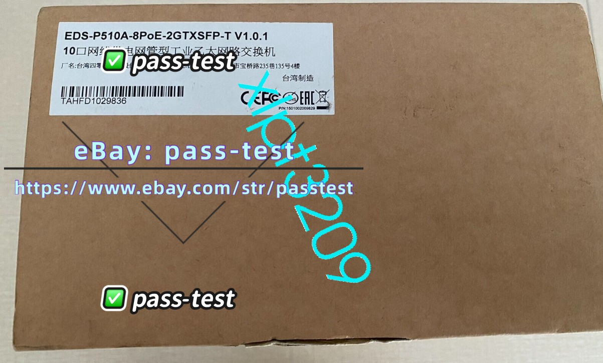EDS-P510A-8POE-2GTXSFP-T MOXA Gigabit network managed Ethernet switch NEW