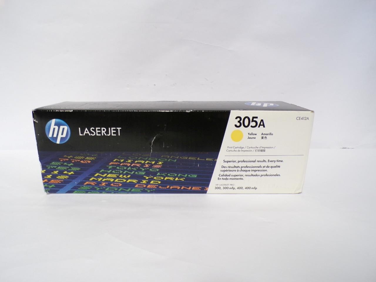 *New* Genuine HP 305A Yellow CE412A LaserJet Toner Cartridge (J650)
