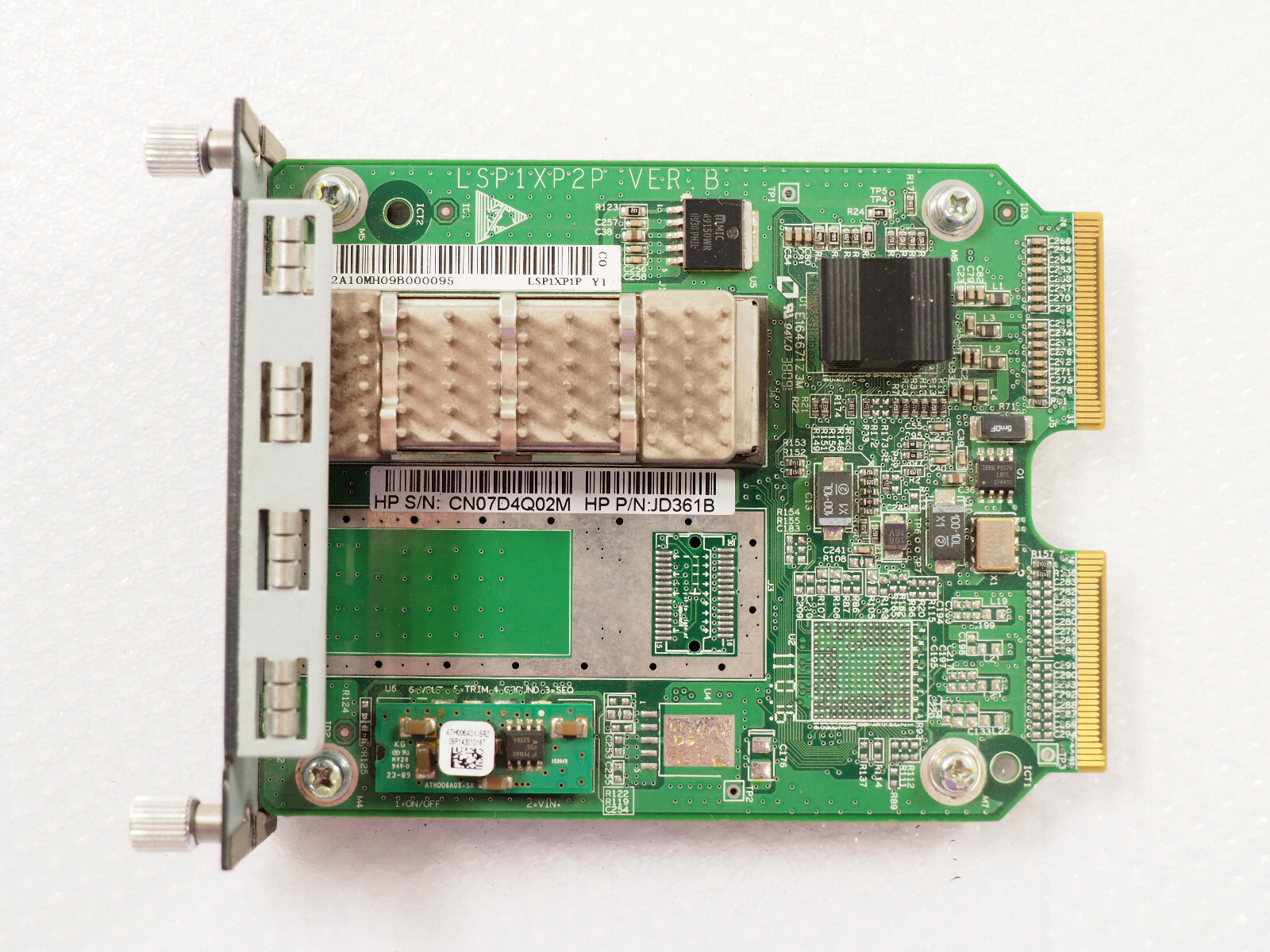 HP LSPM1XP1P JD361B LSP1XP2P 2113A08HB1 1-PORT 10-GbE XFP Module