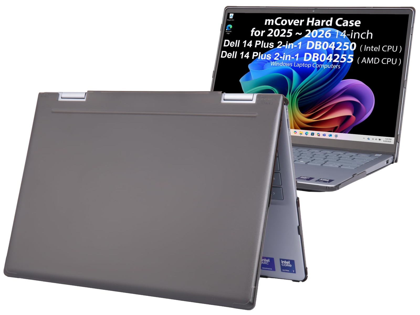 mCover Case ONLY Compatible for 2025-2026 14" Dell 14 Plus 2-in-1 DB04250 / DB04
