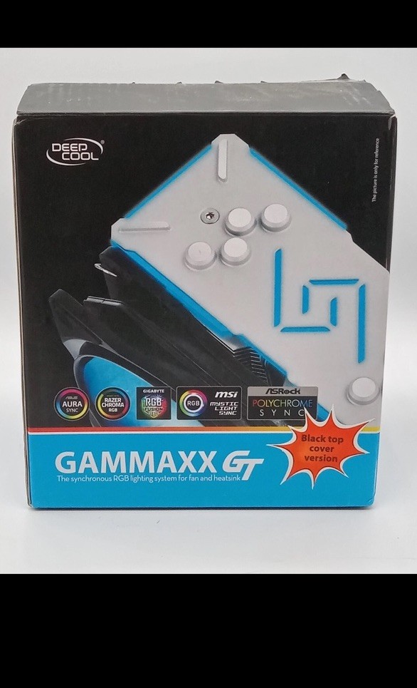 DeepCool Gammaxx GT Black 120mm RGB single Tower CPU Cooler Intel AMD