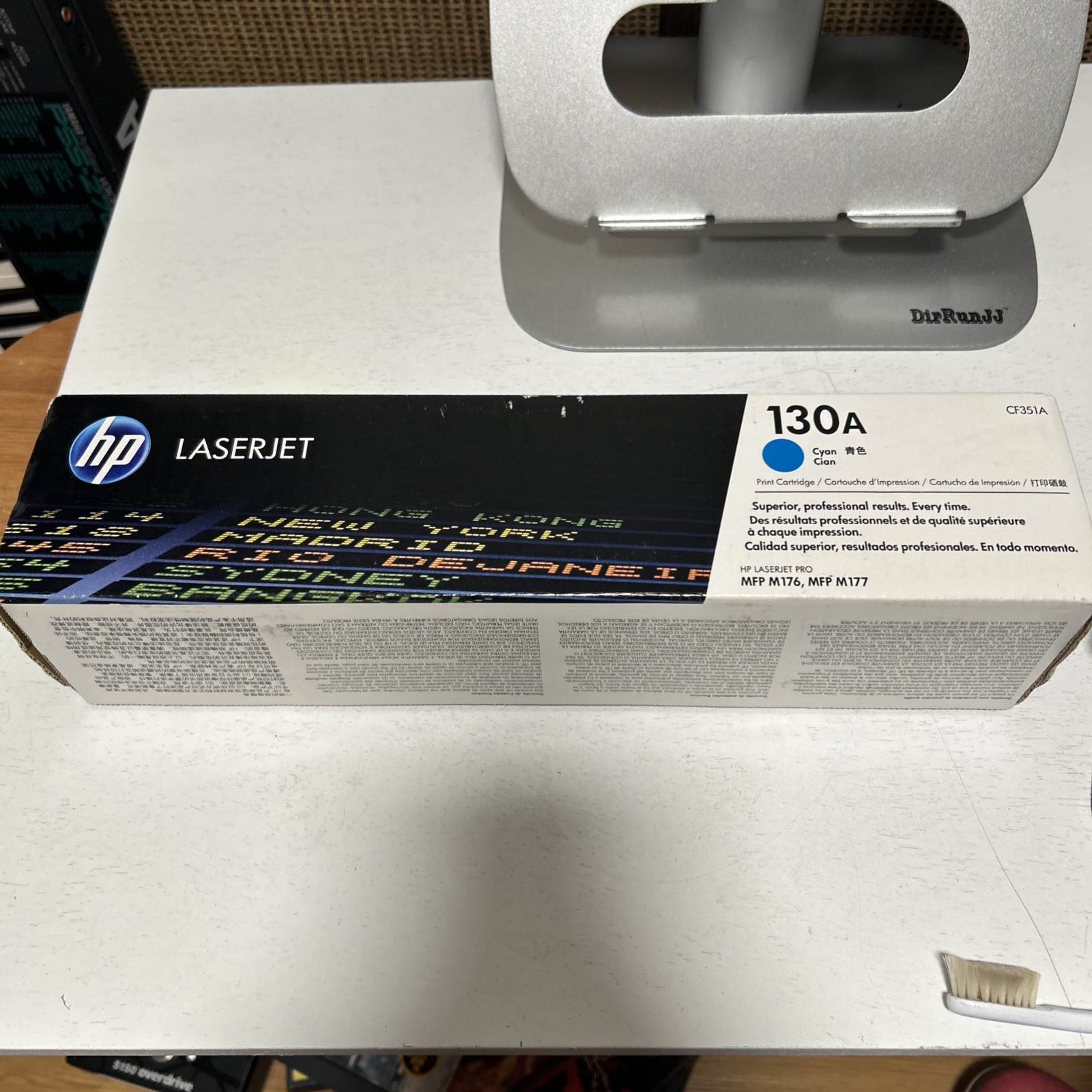 GENUINE HP 130A (CF351A) Cyan Toner Laserjet Print Cartridge - NEW SEALED BOX