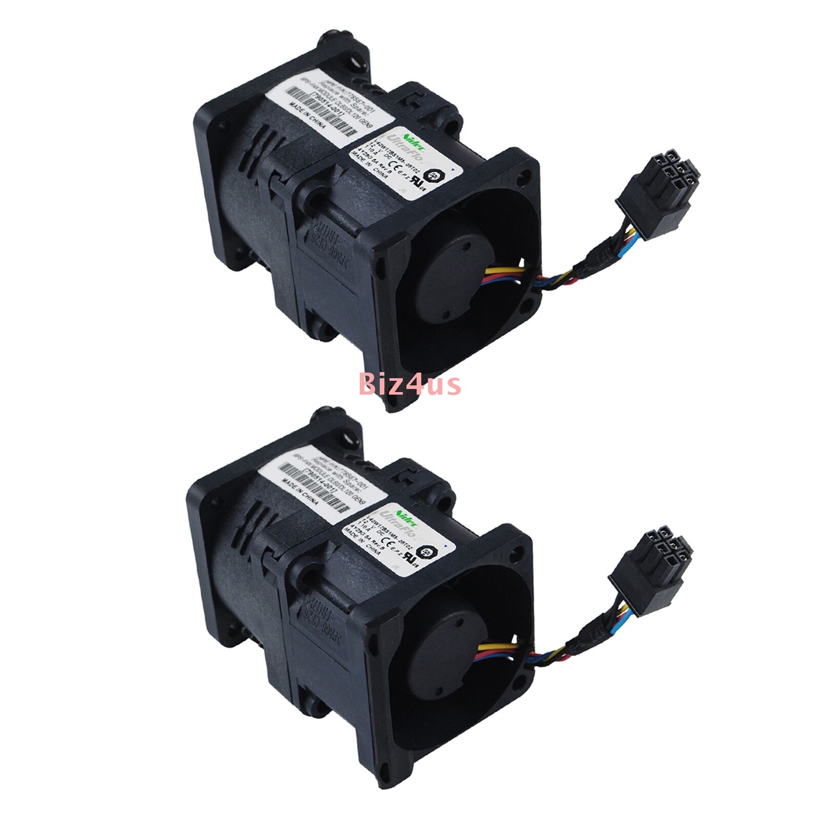 2x For HP ProLiant  DL160 DL60/DL120 GEN9 G9 778567-001 790514-001 Cooling Fan