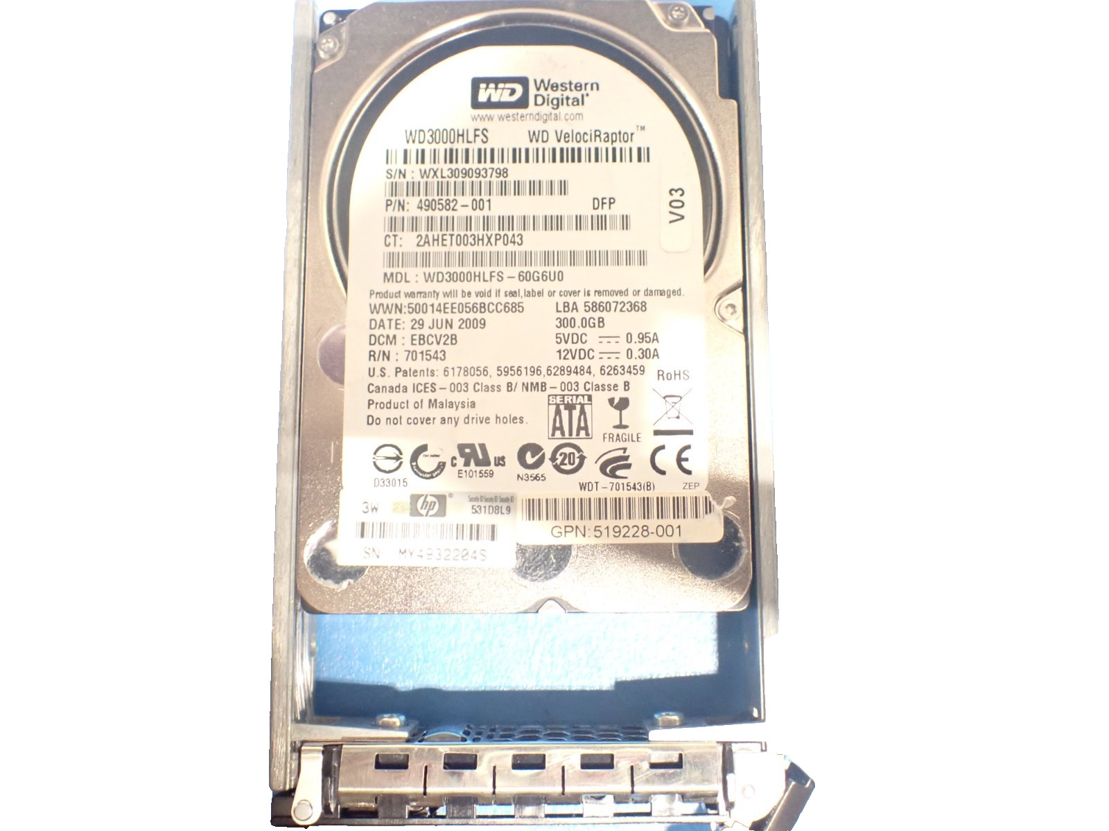 Dell 0RMCP3 1.2TB 10K SAS 6GB/s 2.5" Hot Swap HDD Internal Hard Disk Drives