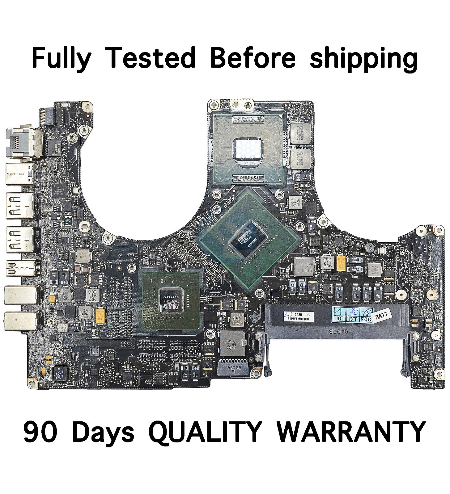 Apple MacBook Pro 15" A1286 Unibody 2.93GHz Logic Board 820-2532-A 2008 TESTED