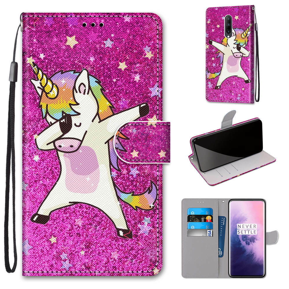 Unicorn Cat Flower Wallet Cover Case For Nokia C12 C32 G22 Sony Xperia 10 1 5 V
