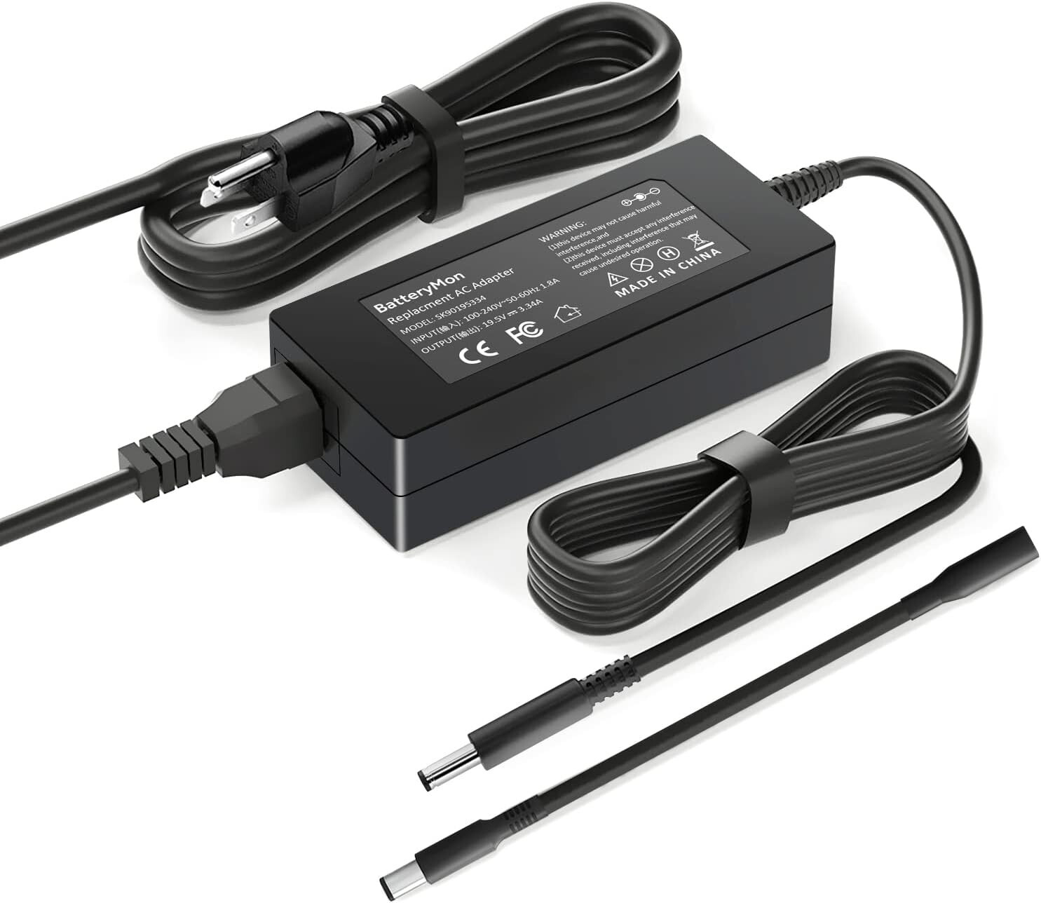 65W 19.5V 3.34A Adapter Charger for Dell Inspiron 11 3000 Series 3135 3137 3138