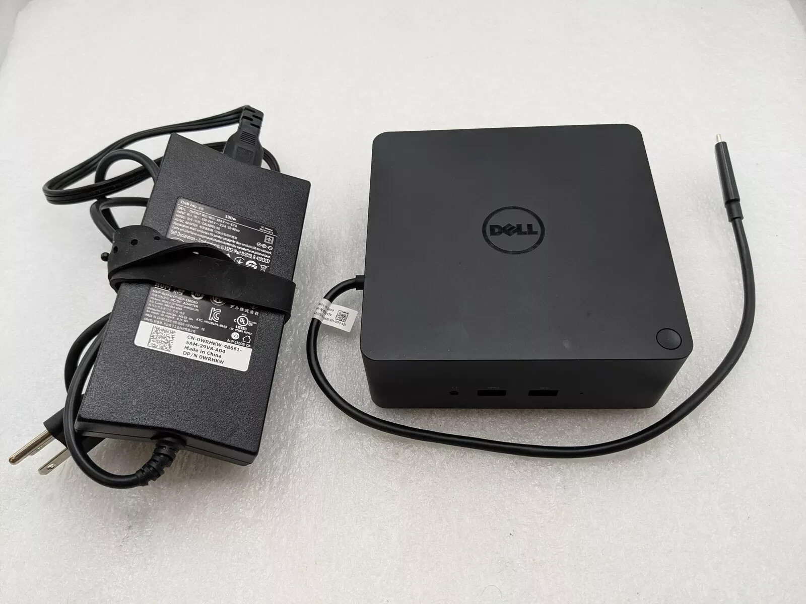 Dell TB16 K16A Thunderbolt Docking Station USB-C - with 130W Adapter