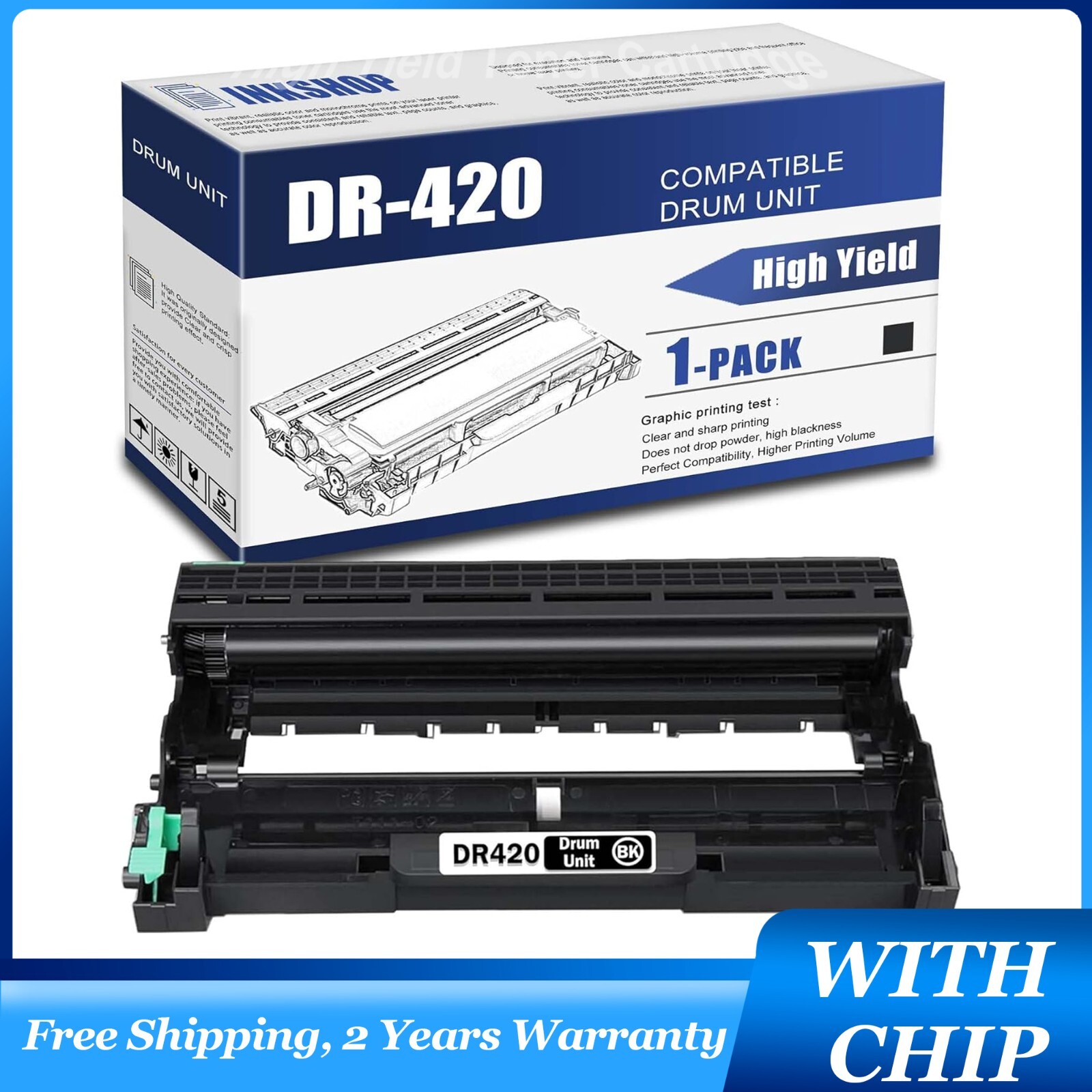 FADSOON® DR420 Drum For Brother HL-2240 HL-2270DW DCP-7060D MFC-7360N 7365DN