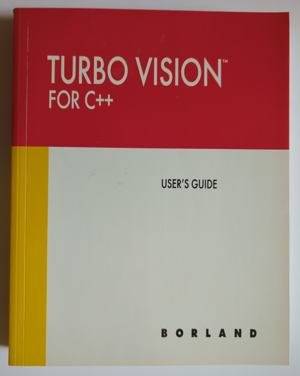 Borland Turbo Vision for C++ User's Guide Programming Manual Vintage