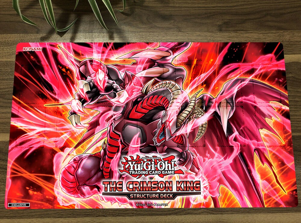 YuGiOh Playmat Scarred Red Dragon Archfiend TCG CCG Mouse Pad Card Game Play Mat