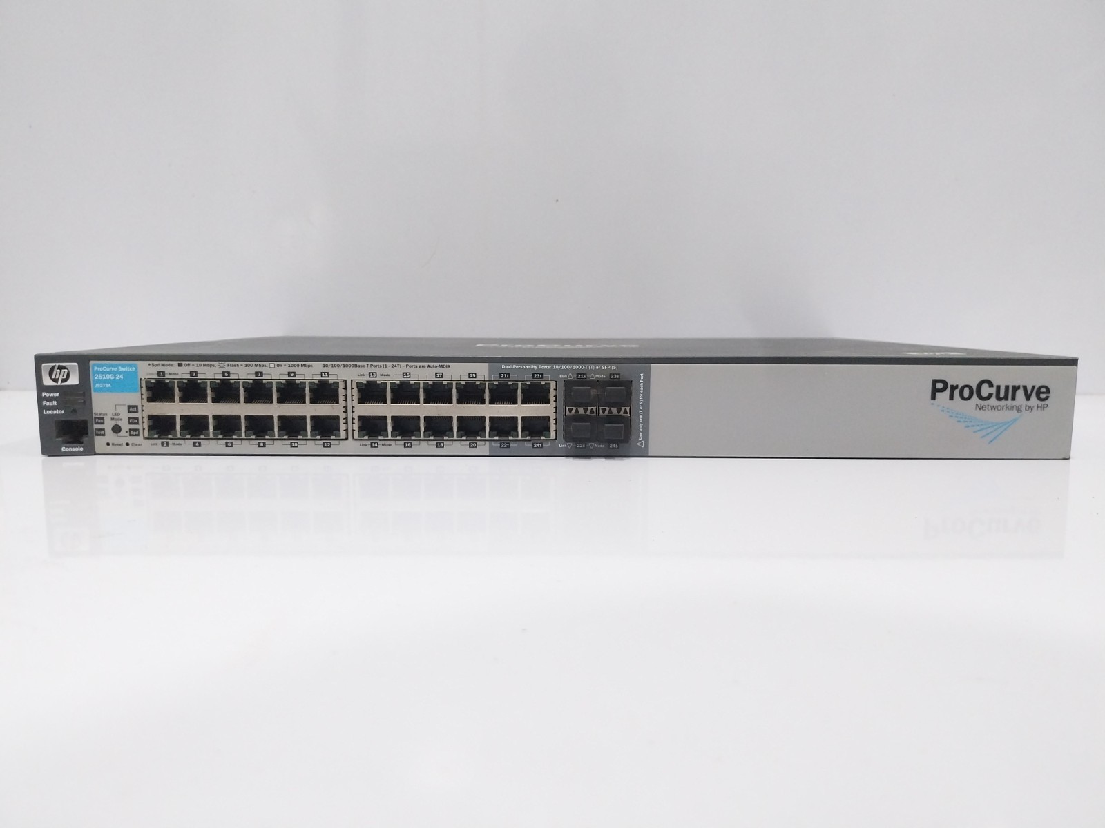 HP PROCURVE SWITCH 2510G-24 J9279A GIGABIT ETHERNET SWITCH