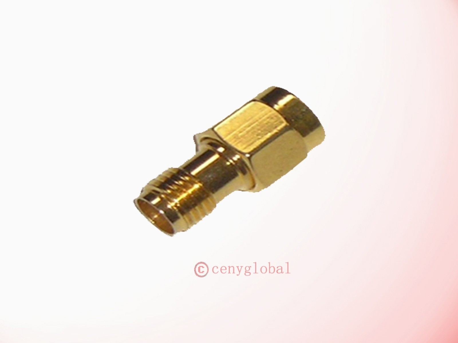 NEW RP-SMA Male to SMA Female Jack Straight RF Antenna Connector Adapter w/o Pin