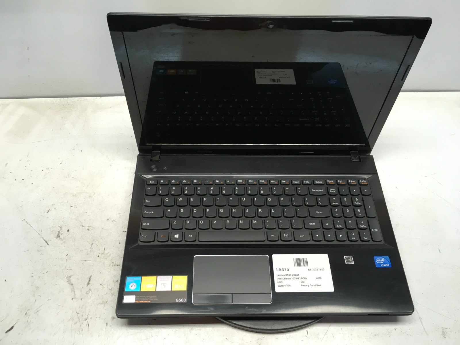 Lenovo G500 20236 Intel Celeron 1005M 1.9GHz 4 GB NO HDD