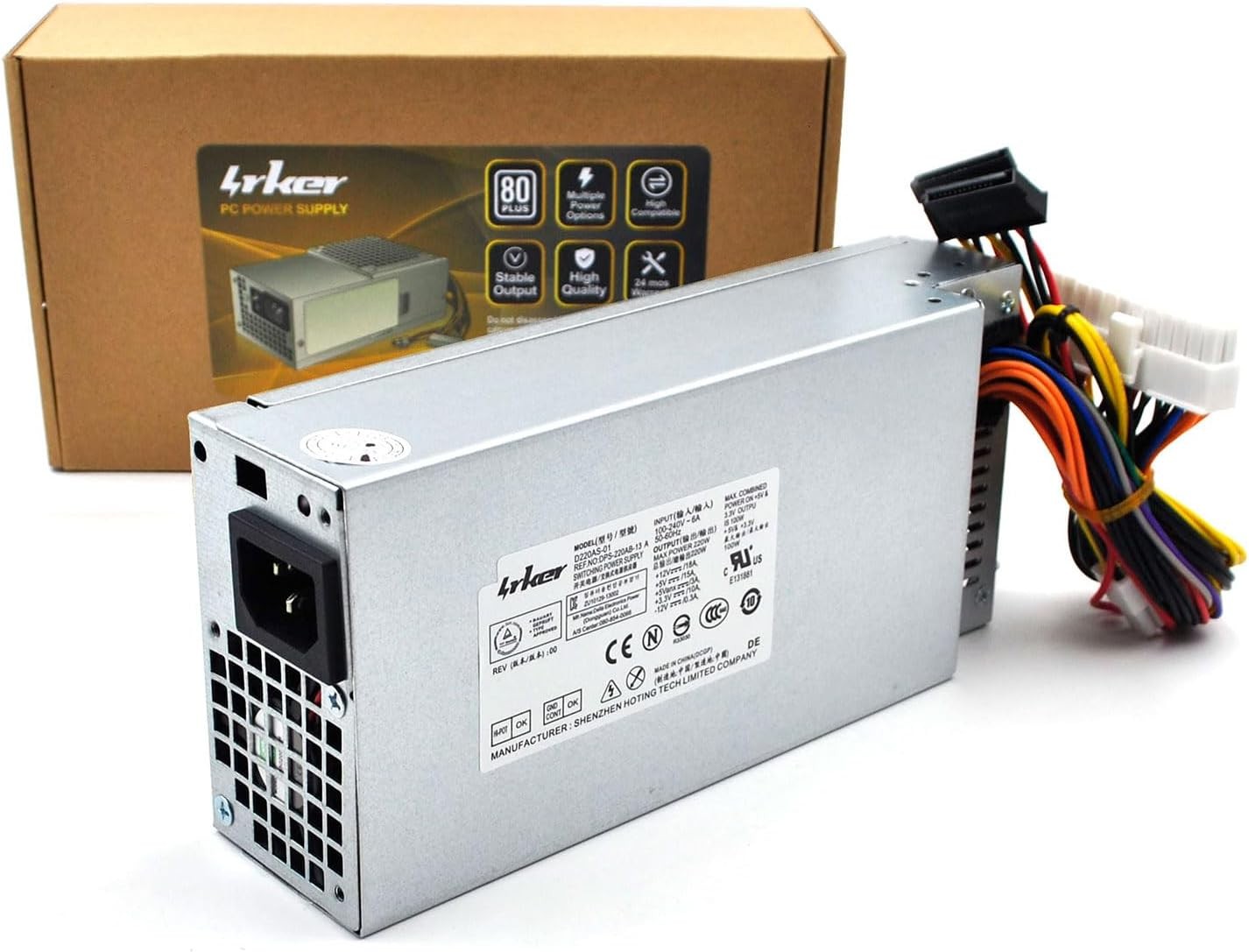 D220ES-01 220W Power Supply Compatible with Dell Inspiron 3647 660s Vostro 270s