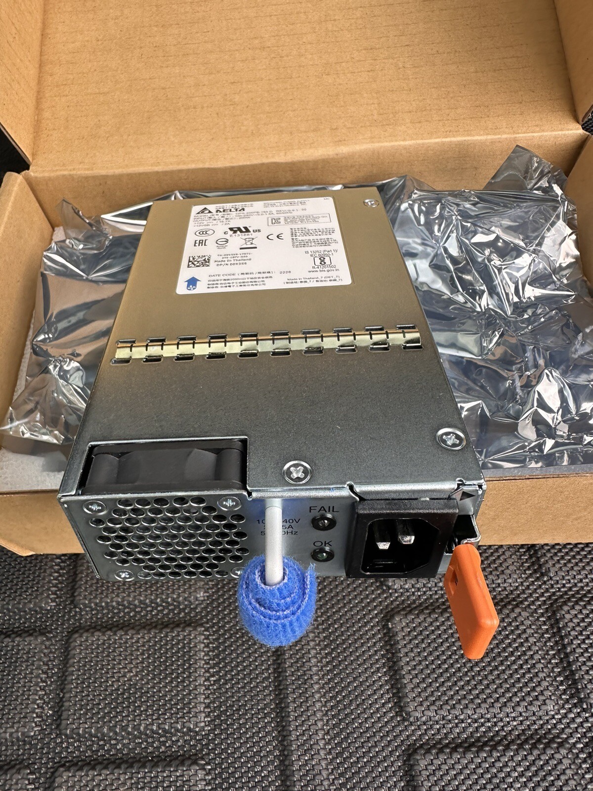 Genuine Dell PowerEdge T710 R910 R810 200W Power Supply DPS-200PB-184 0X3X6