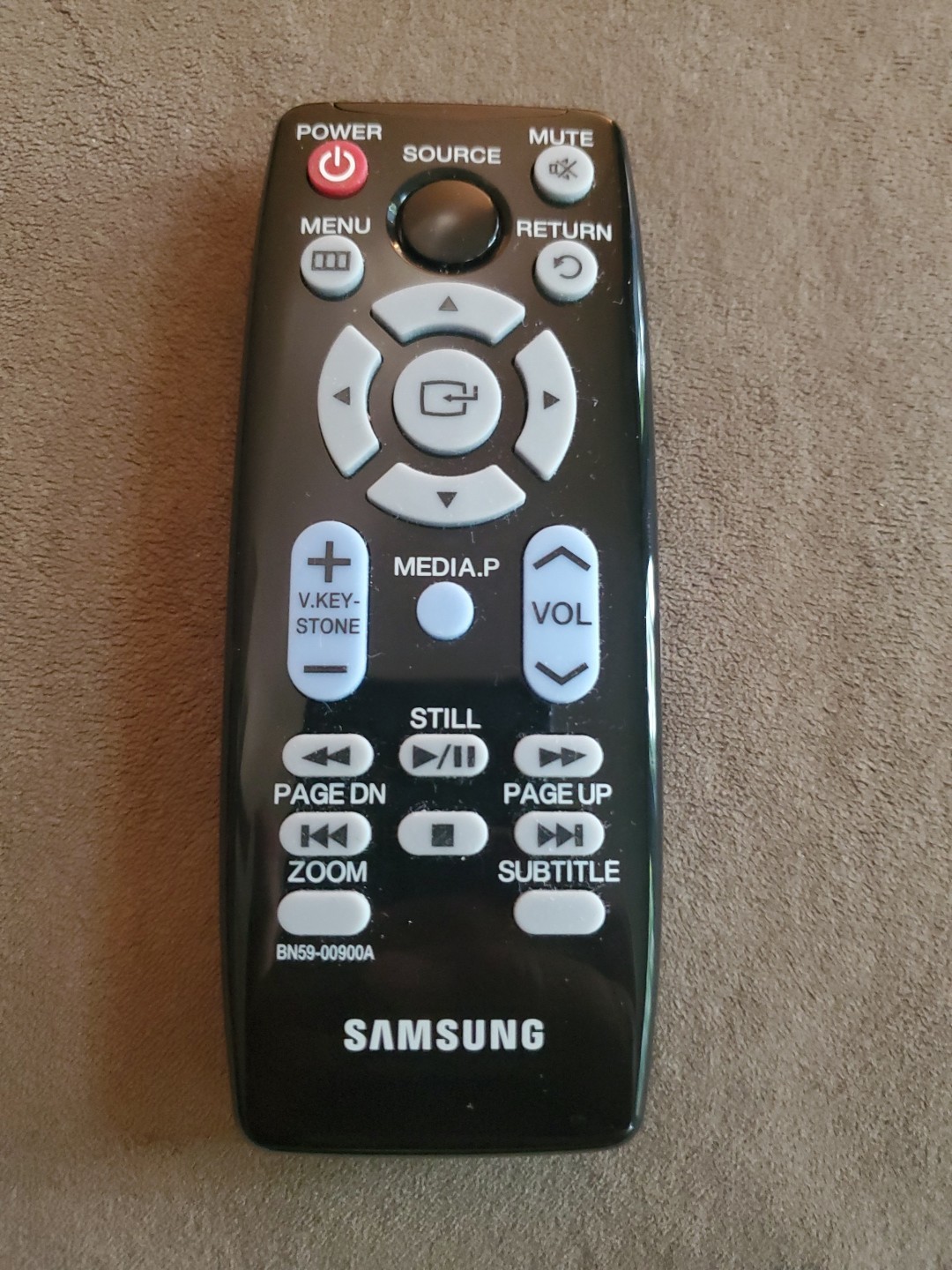 NEW-Genuine Samsung BN59-00900A Projector Remote Control  with NEW Battery