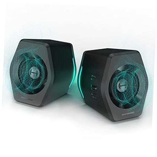G2000 32W PC Gaming Computer Speakers for Laptop Mac Desktop Computer Black
