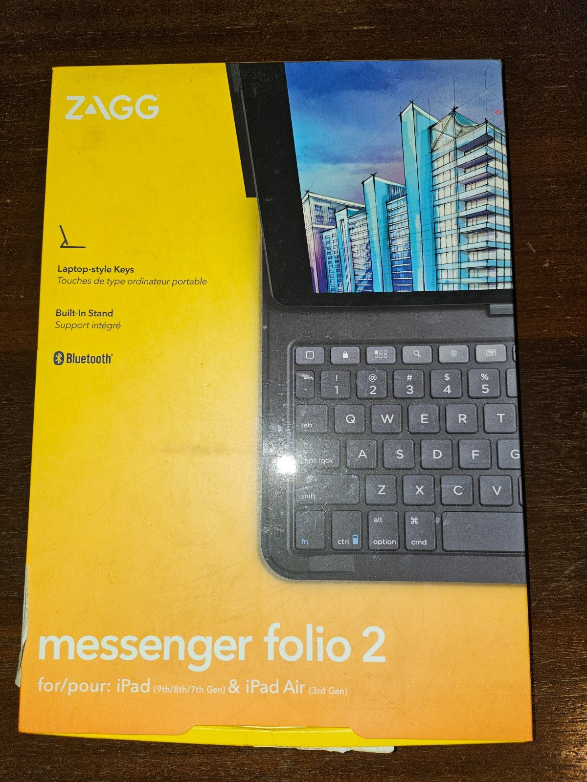 New ZAGG Apple iPad Air 3 Keyboard Messenger Folio 2 NEW