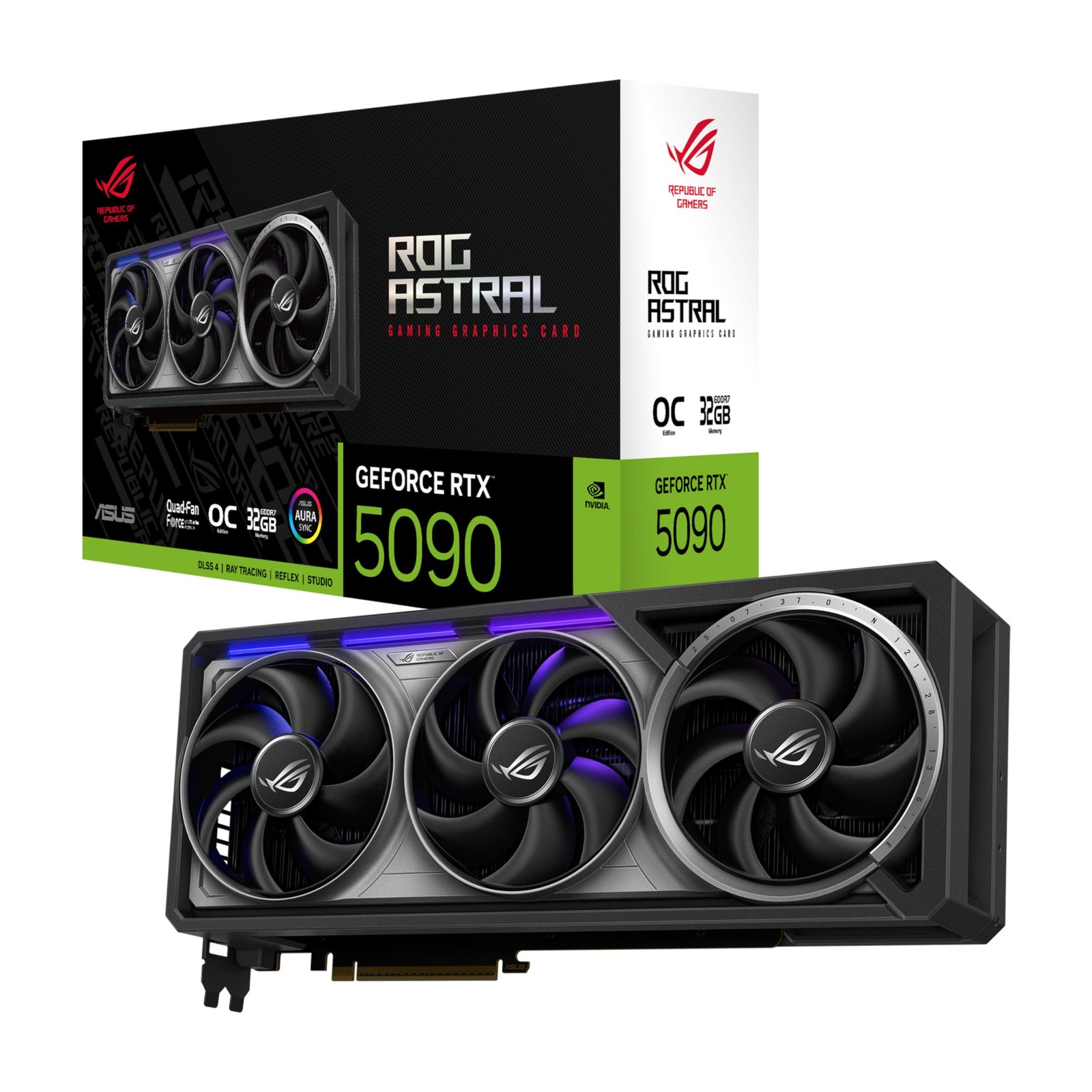 ASUS ROG Astral GeForce RTX 5090 32GB GDDR7 OC Edition Gaming Graphics Card