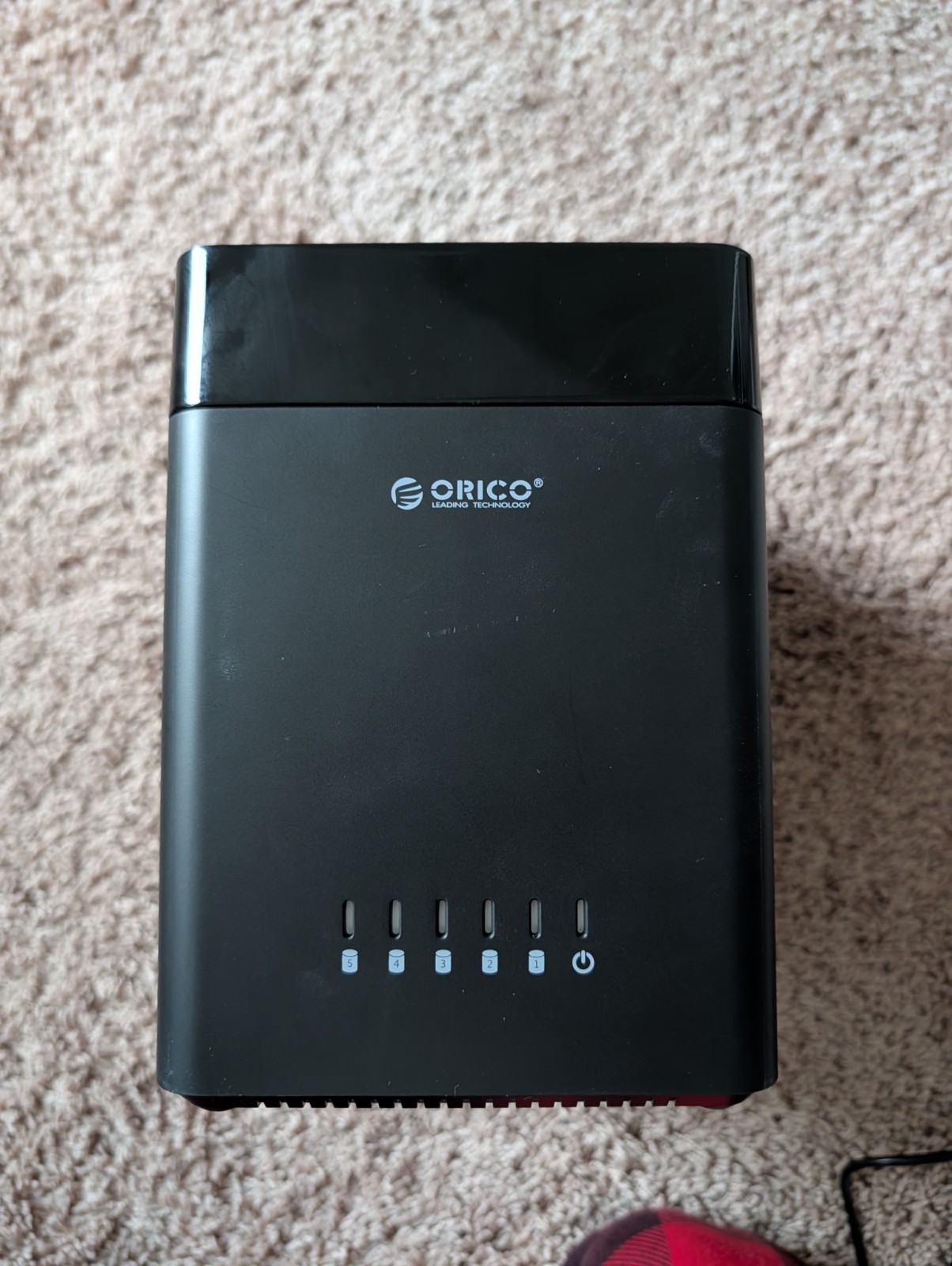 ORICO 5 Bay Hard Drive Enclosure Supports 2.5/3.5 inch Drives