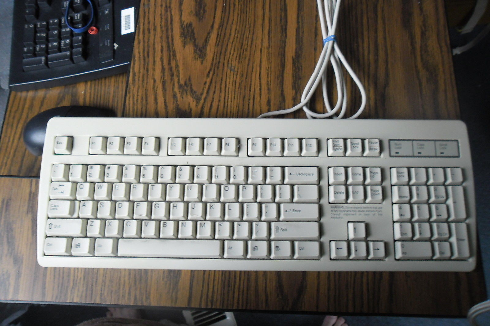 Nmb Technologies Vintage White PC Keyboard model RT2358TW