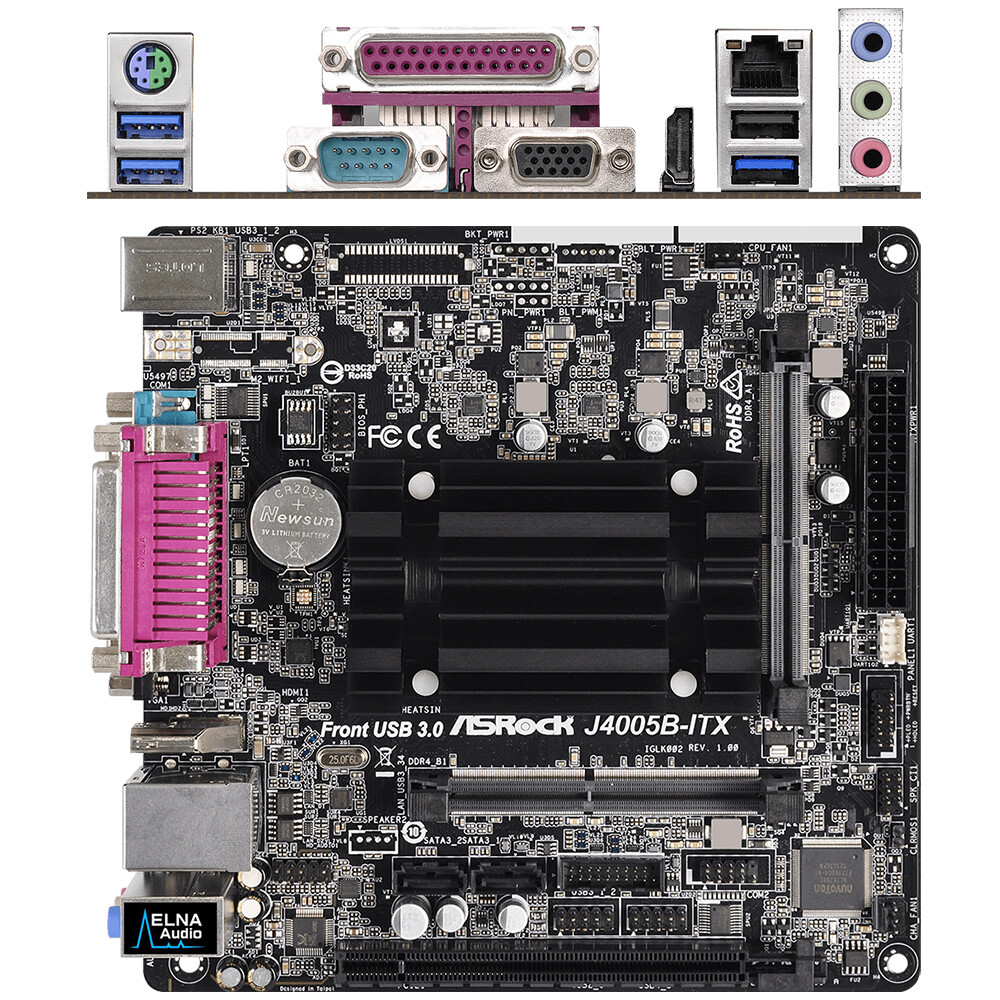 For ASRock J4005B-ITX,J4105B-ITX,J4105-ITX,J4205,J4105M Onboard CPU Motherboard