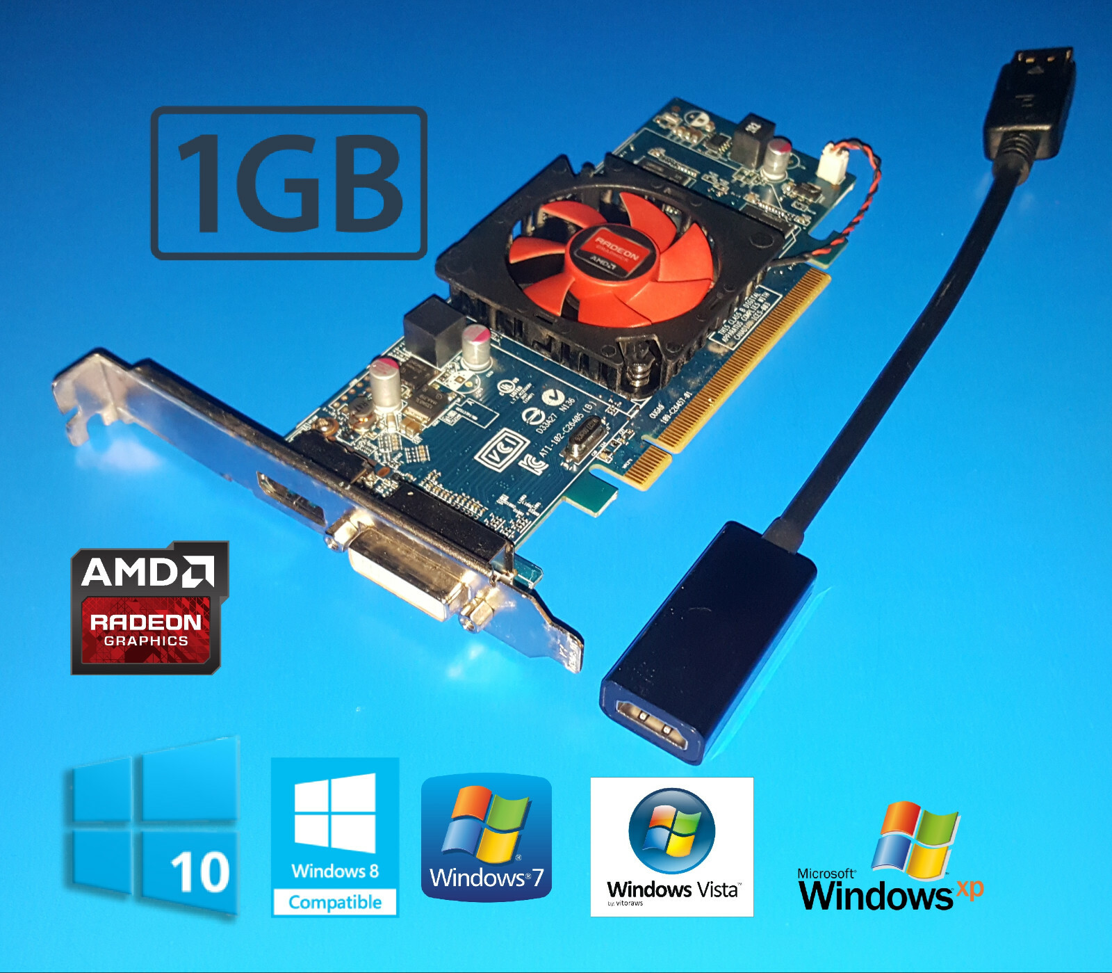 HP Pavilion a6042n a6045x a6057c a6077c a6100y 1GB Video Graphics Card 