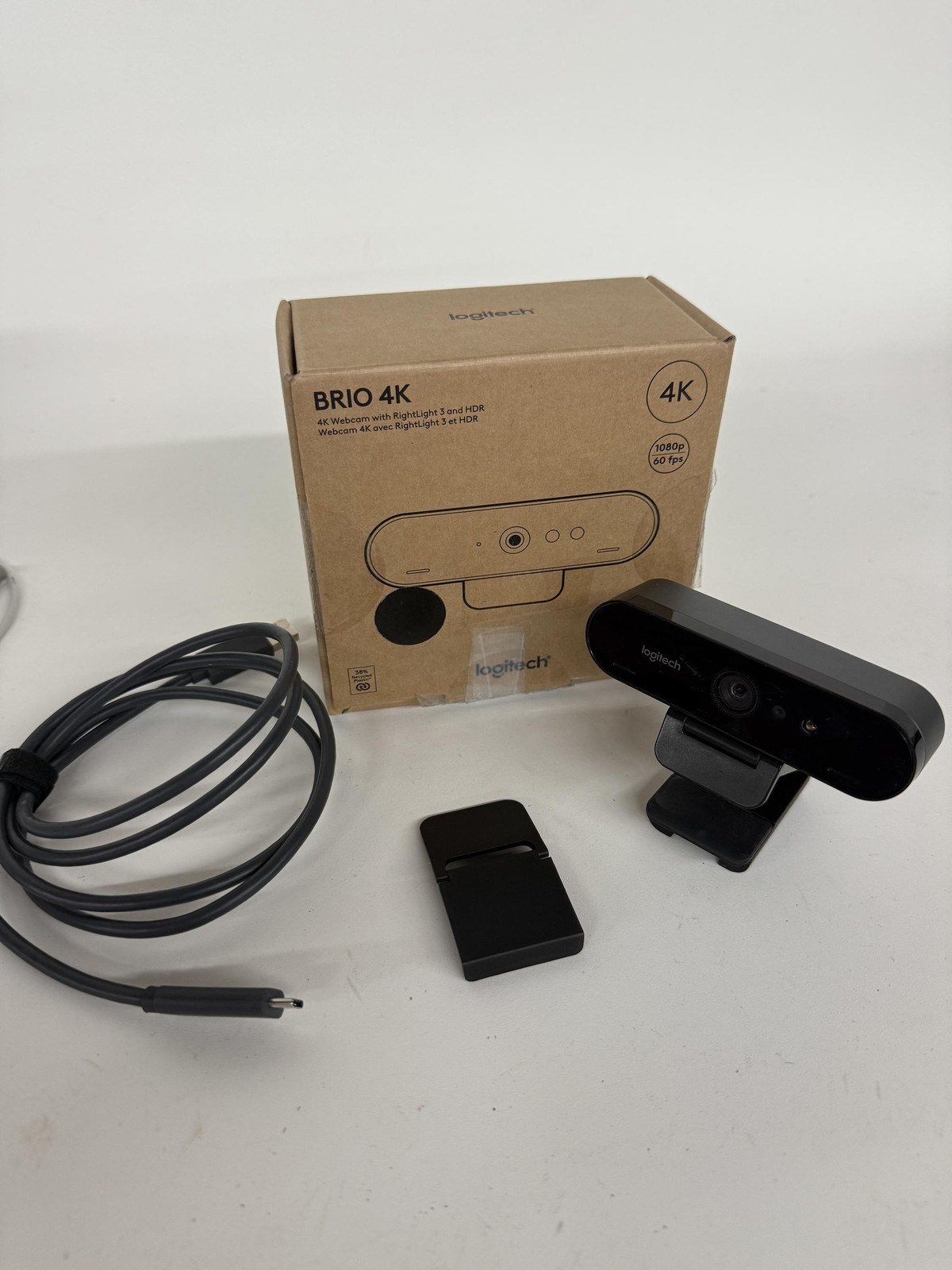 Logitech Brio Ultra 4K HD Webcam for Streaming and Meetings - Black