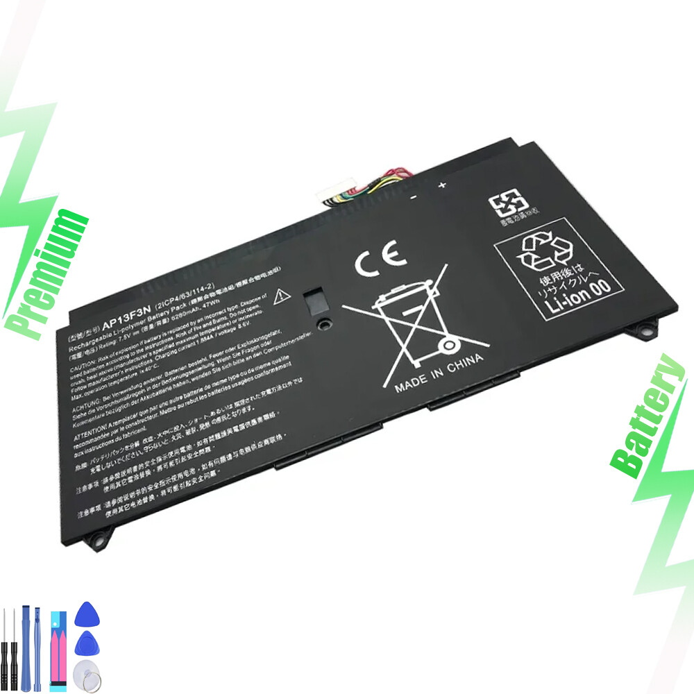New AP13F3N Battery for Acer Aspire S7-392 S7-393 Ultrabook 6280mAh