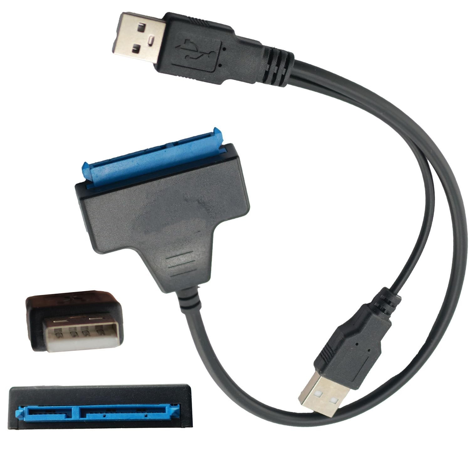 Hard Disk Drive 7+15 Pin SATA to USB 2.0 External Converter Adapter Cable