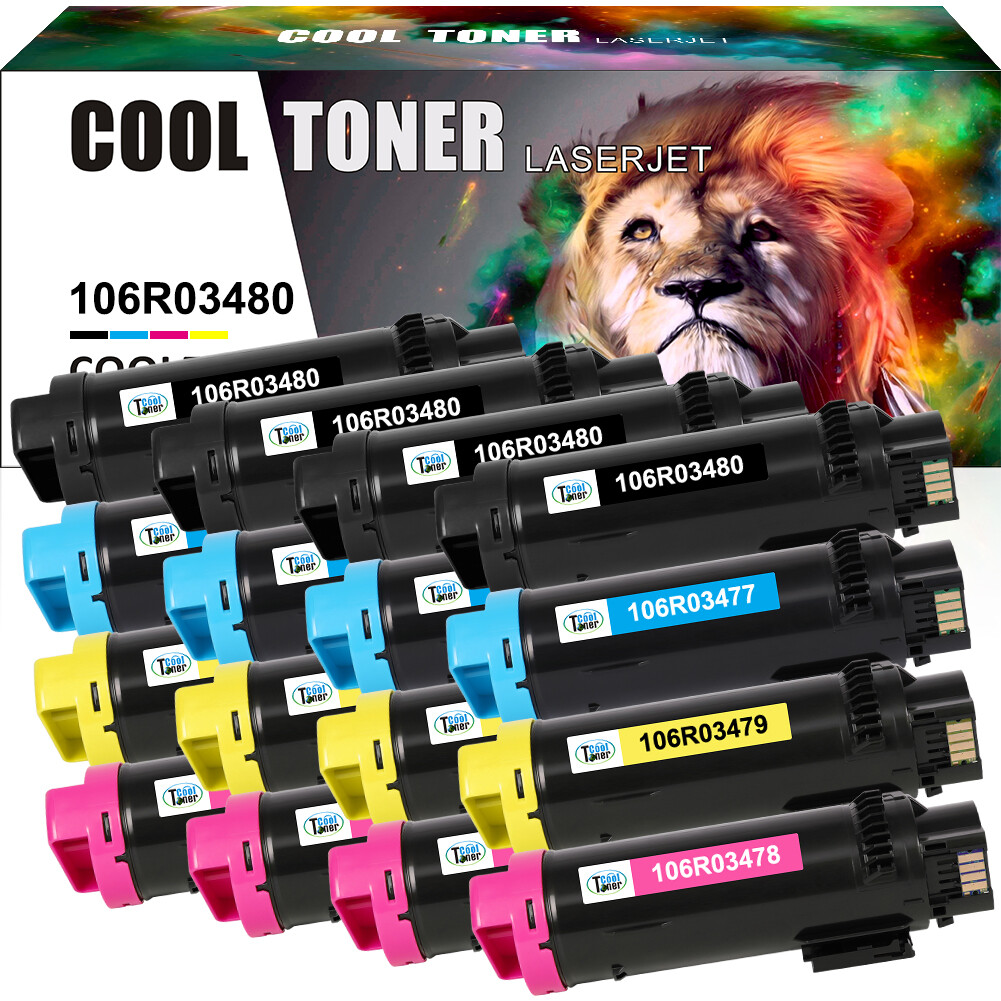 16PK-4Set High Yield Toner Cartridge Fits Xerox Phaser 6510 N WorkCentre 6515dni