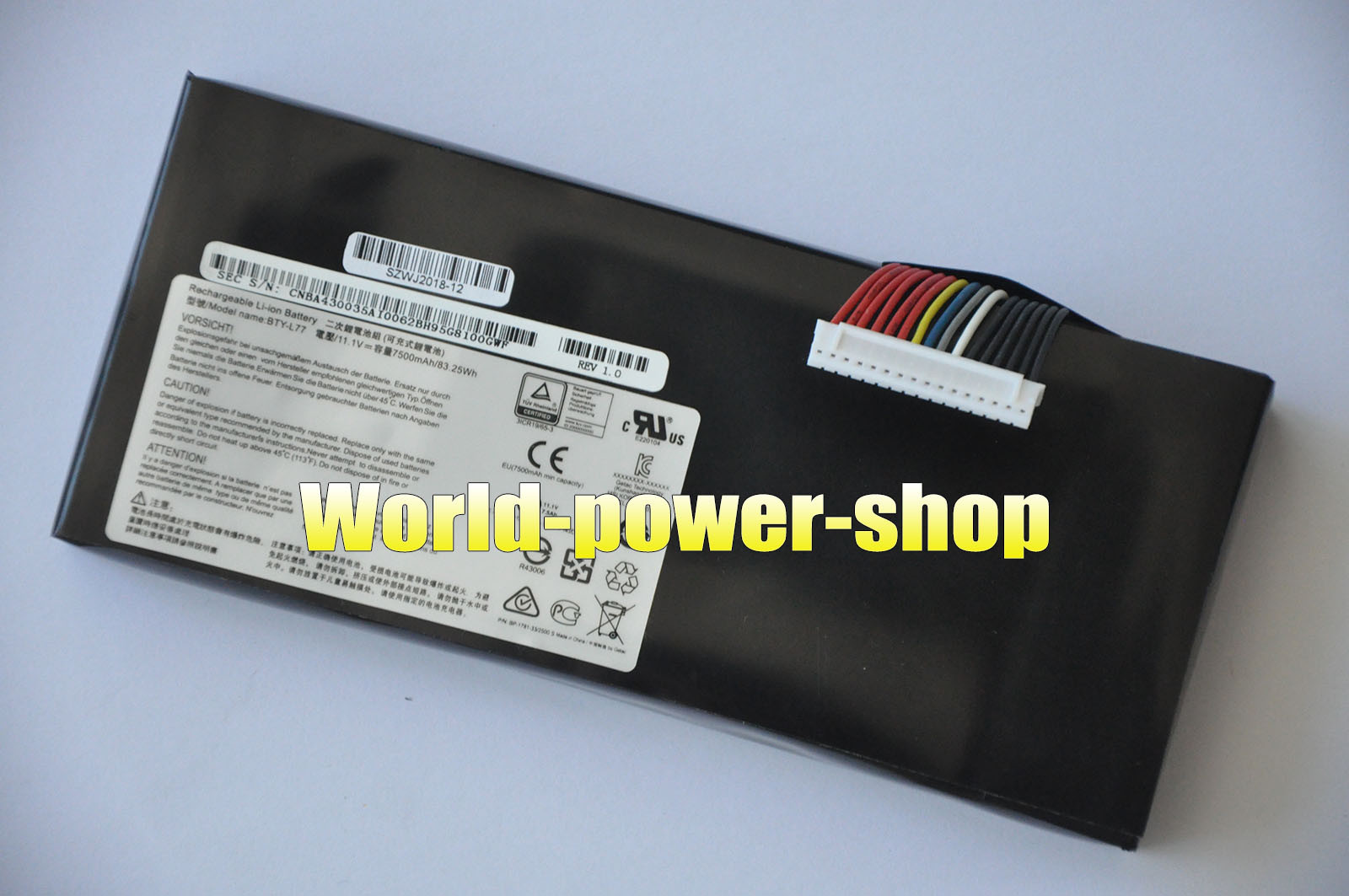 USA New Genuine BTY-L77 Battery for MSI GT72 2QD GT72S 6QF GT80 2QE Series akku