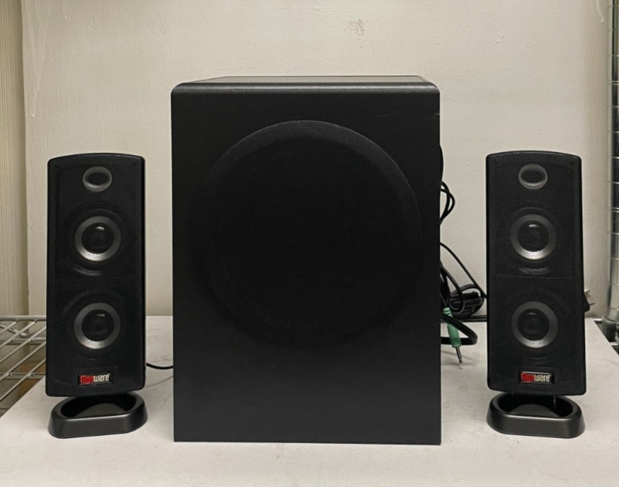 Gigaware 42W  2.1 Multimedia Speakers 3-Piece with Woofer