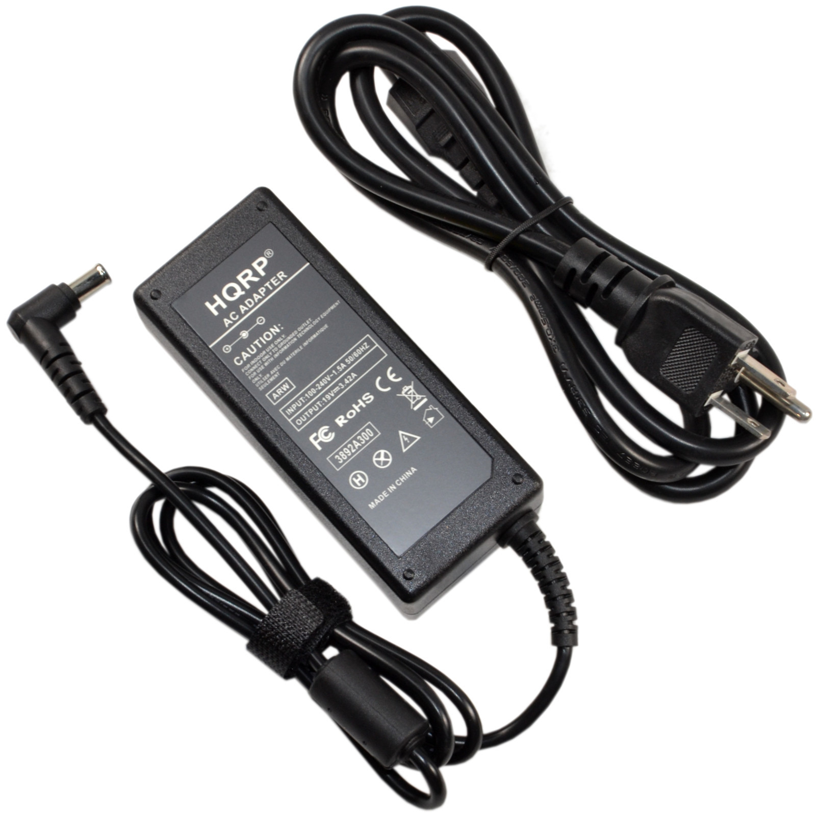HQRP AC Power Adapter for LG 23EA63V 24EN33TW 24EN43V 20EN33S 22EN33S 27EA53VQ