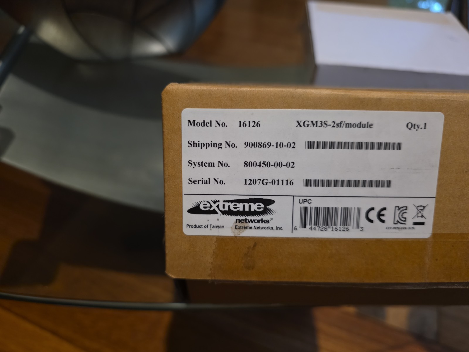 Extreme 16126 XGM3S-2sf 2-Port 10G Expansion Module for X460 Switches. (BG-SD)
