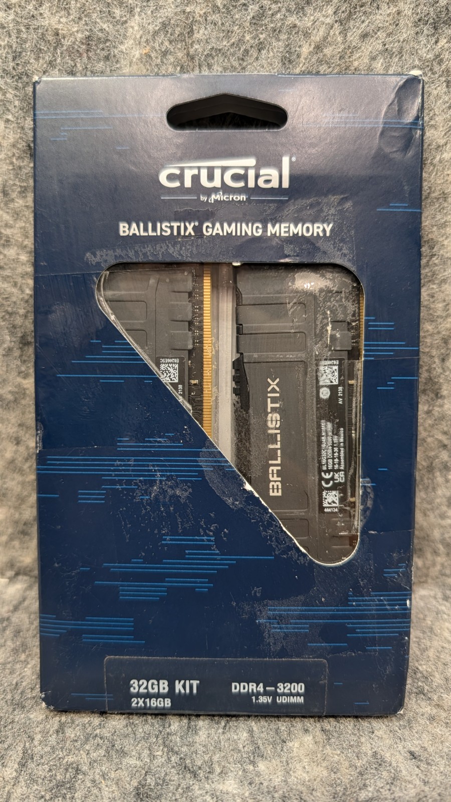 Crucial Ballistix 3200 MHz DDR4 DRAM Desktop Gaming Memory Kit 32GB (16GBx2)